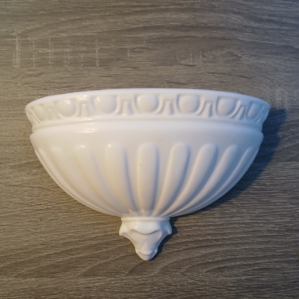 Vintage Ceramic Wall Pocket Planter Enesco Japan MCM